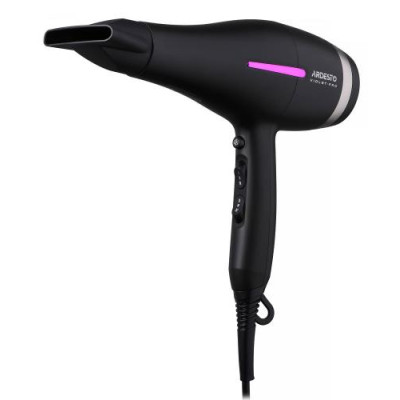 Фен Ardesto HD-Y223PRO, Black, 2200W, 2 швидкості, 3 режими, дифузор, концентратор, функція "Cool Shot", захист від перегріву, Soft Touch покриття