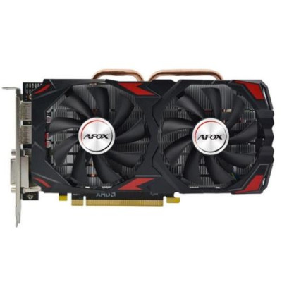 Відеокарта Radeon RX 580, AFOX, 8Gb GDDR5, 256-bit, DVI/HDMI/3xDP, 1284/7000 MHz, 8-pin (AFRX580-8192D5H3-V3)