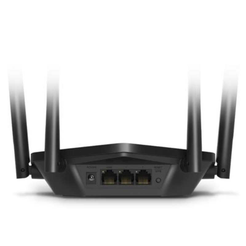 Роутер Mercusys MR60X Wi-Fi 802.11ax, 1775Mb, 3 LAN 10/100/1000Mb, підтримка MU-MIMO/MIMO