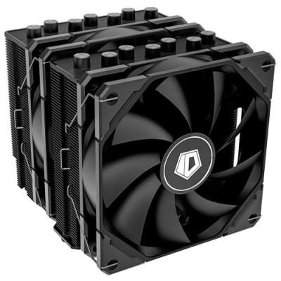 Кулер для процесора ID-Cooling SE-207-XT Advanced Black, 2x120 мм, алюміній/мідь, Intel: 2066, 2011, 1700, 1200, 1150, 1151, 1155, 1156, AMD: AM4/AM5, 157х144х122 мм, 4-pin PWM, до 280 Вт