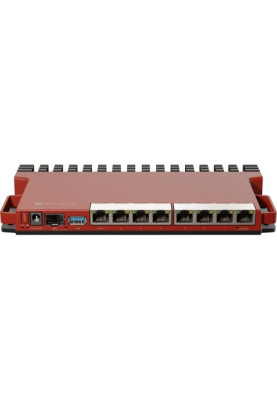 Комутатор MikroTik L009UiGS-RM, 8 x Gigabit Ethernet, SFP (2.5G supported), 1xUSB 3.0