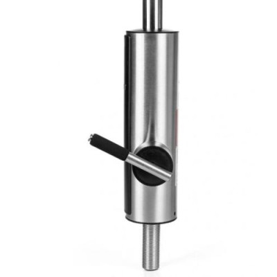 Водонагрівач проточний Holmer HHW-412SL, Inox, 3000W, механічне керування, IPX4, захист від включення без води, захист від перегріву, матеріал корпуса термо-пластик-нержавіюча сталь, автозапобіжник 16А