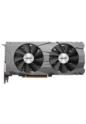 Відеокарта GeForce RTX 2060 SUPER, Arktek, 8Gb GDDR6, 256-bit, HDMI/3xDP, 1650/14000 MHz, 6-pin + 8-pin (AKN2060SD6S8GH1)