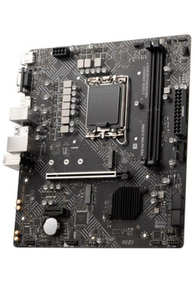 Мат.плата LGA1700, MSI PRO H610M-G, H610, 2xDDR5, Int.Video(CPU), 4xSATA3, 1xM.2, 1xPCI-E 4.0 x16, 1xPCI-E 3.0 x1, 1xM.2 (Key E), ALC897, I219V, 4xUSB3.2/6xUSB2.0, VGA/HDMI/DP, MicroATX