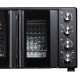 Електродуховка Liberton LEO-500 Black, 1700W, 50л, подвійні розпашні дверцята, 6 режімів нагріву, конвекція, підсвітка, 70-250 °C, механічне керування, таймер, рожен, решітка, деко, лоток для крихт та жиру, тримач для дека, ТЕРМОРУКАВИЦЯ У ПОДАРУНОК
