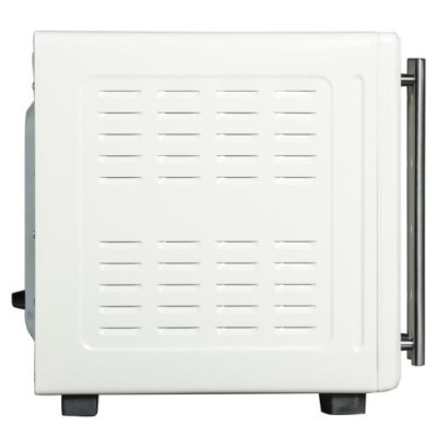 Електродуховка Liberton LEO-500 White, 1700W, 50л, подвійні розпашні дверцята, 6 режімів нагріву, конвекція, підсвітка, 70-250 °C, механічне керування, таймер, рожен, решітка, деко, лоток для крихт та жиру, тримач для дека, ТЕРМОРУКАВИЦЯ У ПОДАРУНОК