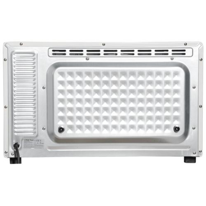 Електродуховка Liberton LEO-500 White, 1700W, 50л, подвійні розпашні дверцята, 6 режімів нагріву, конвекція, підсвітка, 70-250 °C, механічне керування, таймер, рожен, решітка, деко, лоток для крихт та жиру, тримач для дека, ТЕРМОРУКАВИЦЯ У ПОДАРУНОК