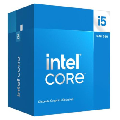 Процесор Intel Core i5 (LGA1700) i5-14400F, Box, 10x2.5 GHz (Turbo Boost 4.7 GHz, 16 потоків), L3 20Mb Smart Cache, Raptor Lake, 7 nm, TDP 65 Вт (BX8071514