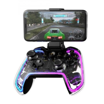 Геймпад Havit G158BT PRO, Transparent, бездротовий (Bluetooth 4.0), кріплення для телефону (HV-G158BT PRO)