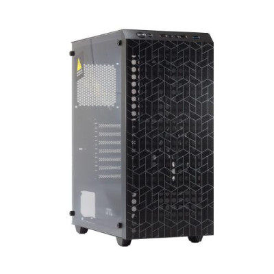Корпус GTL Gaming "Shield", Black, без БЖ, Mid Tower, ATX / Micro ATX / Mini ITX, 1xUSB 3.0 / 1xUSB 2.0, макс. CPU - 160 мм / VGA - 280 мм, бічна панель із загартованого скла (GTL2625B6)