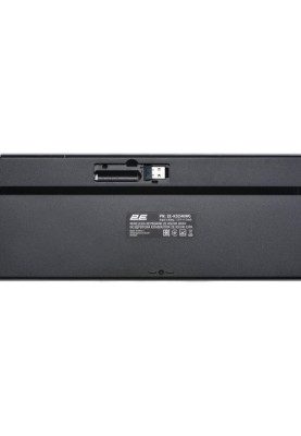 Клавіатура бездротова 2E KS240, Grey, Bluetooth / USB 2.4GHz, до 10 м, 2xAAA (2E-KS240WG_UA)