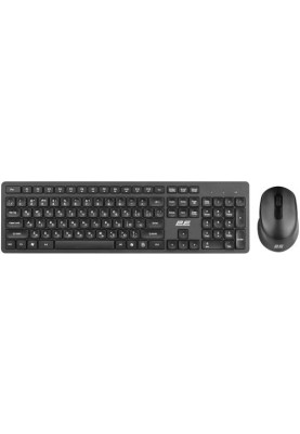 Комплект бездротовий 2E MK420, Black, USB, до 10 м, 1600 dpi, 1xAA/1xAAA (2E-MK420WB_UA)