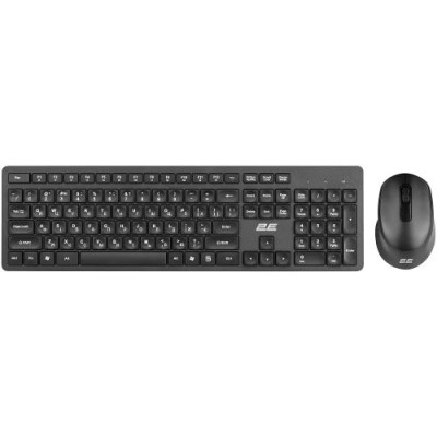 Комплект бездротовий 2E MK420, Black, USB, до 10 м, 1600 dpi, 1xAA/1xAAA (2E-MK420WB_UA)