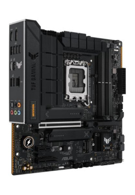 Материнська плата LGA1700, Asus TUF GAMING B760M-PLUS II, B760, 4xDDR5, Int.Video(CPU), 4xSATA3, 3xM.2, 1xPCI-E 5.0 x16, 1xPCI-E 4.0 x4, 1xPCI-E 3.0 x1, Realtek 7.1, Realtek 2.5Gb, 6xUSB3.2/7xUSB2.0, HDMI/DP, MicroATX