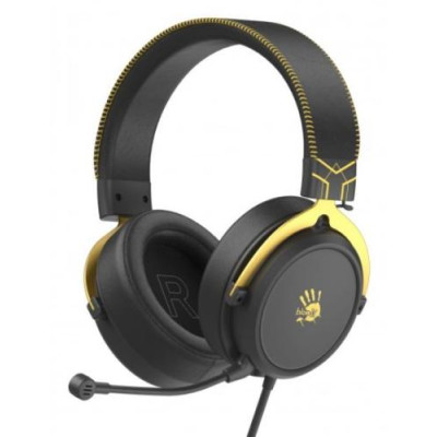 Навушники Bloody M590i Sports Lime ігрові, мікрофон, 7.1 віртуальний звук, USB + 4-Pin 3.5 mm