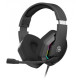 Навушники Bloody G260 Black ігрові, мікрофон, 7.1 віртуальний звук, підсвічування 7 кольорів, USB
