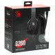 Навушники Bloody G260 Black ігрові, мікрофон, 7.1 віртуальний звук, підсвічування 7 кольорів, USB