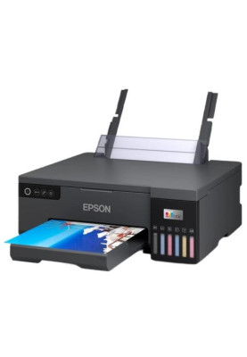 Принтер струменевий кольоровий A4 Epson EcoTank L8050, Black, 6-колірний, WiFi, 5760х1440 dpi, до 22/22 стор/хв, USB, вбудоване СБПЧ, чорнило Epson 108 (C11CK37403)