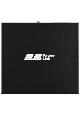 Комутатор 2E PowerLink SP401F, Black, некерований, 4xFE PoE 10/100M, 1xFE Uplink 10/100M, 55 Вт, автовизначення полярності (2E-SP401F-2)