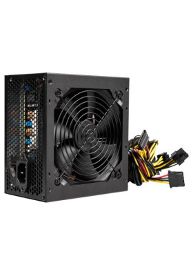 Блок живлення 500 Вт, PcCooler HW500-NP, Black, 12 см, 3xMolex / 3xSATA / 1x6+2-pin / 1x4+4-pin / 1x20+4-pin, захист OPP/OVP/UVP/SCP, ATX 2.31