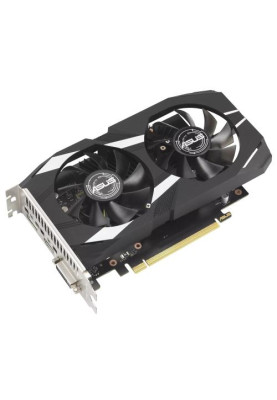 Відеокарта GeForce RTX 3050, Asus, DUAL OC, 6Gb GDDR6, 96-bit, DVI-D/HDMI/DP, 1537/14000 MHz (DUAL-RTX3050-O6G)
