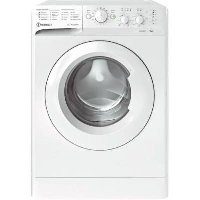 Пральна машина Indesit OMTWSC 51052 W UA, White,  5кг, фронтальна, 16 програм, 1000 об/хв, A++, 85x59.5x42.5 см
