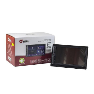 Автомагнітола SIGMA E7232 Android, 2 Din, 7", 1280x720, Multicolor, 2Gb, 32Gb, Bluetooth, Wi-Fi, GPS, microSD, USB, Android 10