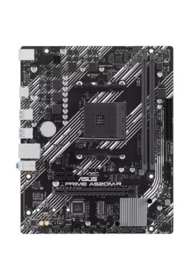 Мат.плата AM4 (A520) Asus PRIME A520M-R, A520, 2xDDR4, Int.Video(CPU), 4xSATA3, 1xM.2, 1xPCI-E 3.0 x16, 1xPCI-E 3.0 x1, ALC887, RTL8111H, 6xUSB3.2/4xUSB2.0, HDMI, MicroATX
