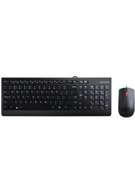 Комплект Lenovo 300 Combo USB UA Black (GX31D64833)