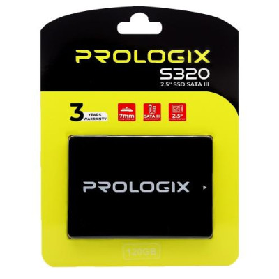 Твердотільний накопичувач SSD 120Gb, ProLogix S320, SATA3, 2.5`, 3D TLC, 500/400 МБ/с (PRO120GS320)