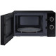 Мікрохвильова піч Samsung MS20A3010AL/UA, Black, 700W, 20л, звичайна (соло), 5 рівнів потужності, керування механічне, відкривання дверцят кнопкове