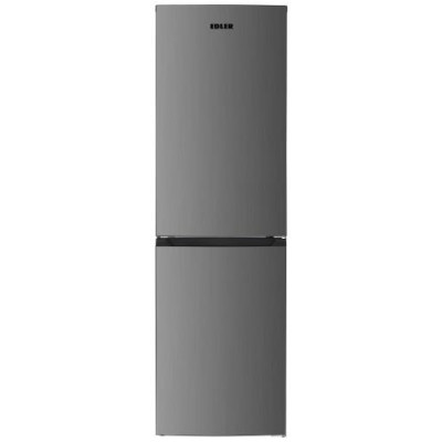 Холодильник Edler ED-314INFD, Inox, двокамерний, з нижньою мор. камерою, No Frost, загальний об'єм 247L, корисний об'єм 165L/82L, електронне керування, суперзаморожування, режим "відпустка", A+, 181x54.5x60см