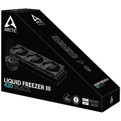 Система рідинного охолодження Arctic Liquid Freezer III 420, Black (ACFRE00137A)