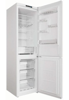 Холодильник Indesit INFC9 TI22W, White, двокамерний, ниж. мор. камера, No Frost, інвертор, загальний об'єм 367L, корисний об'єм 263L/104L, електронне керування, LED індикація, зона свіжості, A++, 202.7x59.6x67.8см