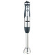 Блендер Edler EDHB-1251, Black/Steel, 500W, занурювальний, 2 швидкості з плавним регулюванням, мірний стакан 600мл, подрібнювач 500мл, вінчик для збивання, нога та леза з нержавіючої сталі