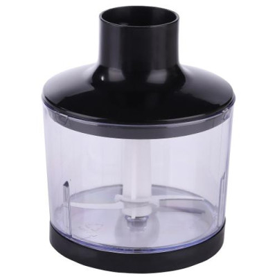 Блендер Edler EDHB-2009, Black, 800W, понурювальний, 2 швидкості, мірна склянка 600мл, подрібнювач 500мл, винчик для збивання, нога та леза з нержавіючої сталі