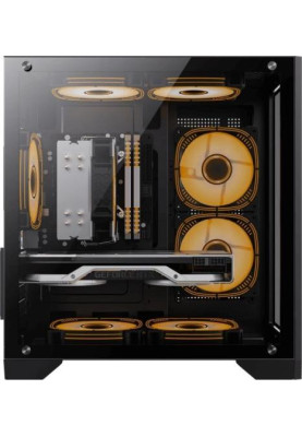 Корпус GameMax Infinity Mini Black, без БЖ, Mini Tower, Micro ATX / Mini ITX, 1хUSB 3.0, 2хUSB 2.0, 358х275х373 мм, 3.6кг