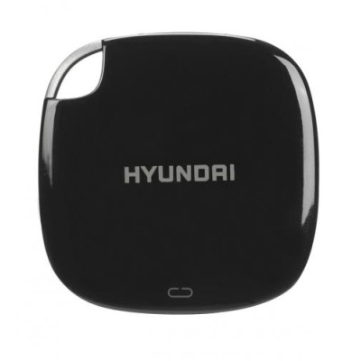 Зовнішній накопичувач SSD, 512Gb, Hyundai, Midnight Black, Type-C 3.1 (Gen 2), 460 / 400 Мб/с (HTESD500PB)