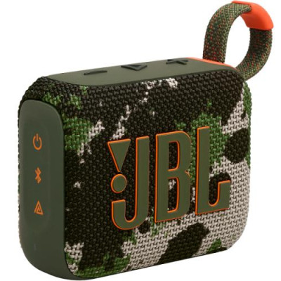 Колонка портативна 1.0 JBL Go 4 Squad, 4.2 Bт, Bluetooth, живлення від акумулятора, IPX7 водонепроникна (JBLGO4SQUAD)