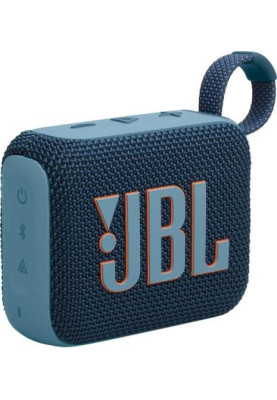 Колонка портативна 1.0 JBL Go 4 Blue, 4.2 Bт, Bluetooth, живлення від акумулятора, IPX7 водонепроникна (JBLGO4BLU)