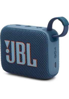 Колонка портативна 1.0 JBL Go 4 Blue, 4.2 Bт, Bluetooth, живлення від акумулятора, IPX7 водонепроникна (JBLGO4BLU)