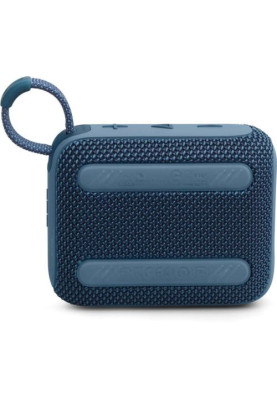 Колонка портативна 1.0 JBL Go 4 Blue, 4.2 Bт, Bluetooth, живлення від акумулятора, IPX7 водонепроникна (JBLGO4BLU)