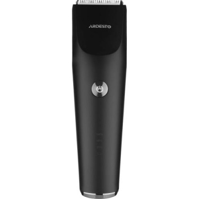 Машинка для стрижки Ardesto HC-Y22-B, Black, 5W, живлення мережа/акумулятор, кількість установок довжини 6, 1 насадка, леза з нерж. сталі, щіточка для чищення, індикатор зарядки