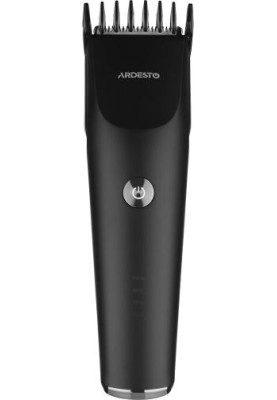 Машинка для стрижки Ardesto HC-Y22-B, Black, 5W, живлення мережа/акумулятор, кількість установок довжини 6, 1 насадка, леза з нерж. сталі, щіточка для чищення, індикатор зарядки