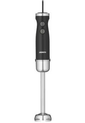 Блендер Ardesto HBG-600BWH, Black, 600W, занурювальний, 5 швидкостей, турборежим, 2 насадки, мірна склянка 600мл, вінчик для збивання