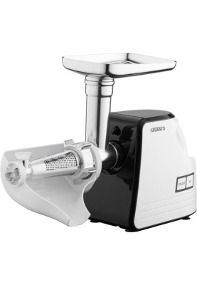 М'ясорубка Ardesto MGA-2300W, White/Black, 2300Вт, 4 диски, соковижималка для томатів та ягід, насадки домашніх ковбасок та кеббе, реверс, 2.2кг/хв