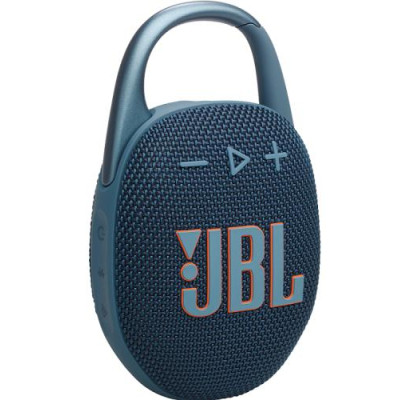 Колонка портативна 1.0 JBL Clip 5 Blue, 7B, Bluetooth, живлення від акумулятора, IP67 водонепроникна