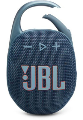 Колонка портативна 1.0 JBL Clip 5 Blue, 7B, Bluetooth, живлення від акумулятора, IP67 водонепроникна
