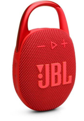 Колонка портативна 1.0 JBL Clip 5 Red, 7B, Bluetooth, живлення від акумулятора, IP67 водонепроникна