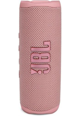 Колонка портативна 2.0 JBL Flip 6, Pink, 30 Bт, Bluetooth, живлення від акумулятора, 4800 mAh, IPX7 водонепроникна (JBLFLIP6PINK)